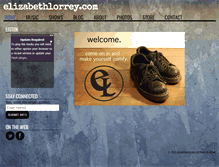 Tablet Screenshot of elizabethlorrey.com